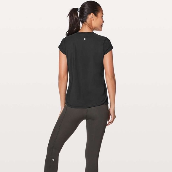 Lululemon Athletica Just Pleat It Black athletic top - Picture 3 of 6